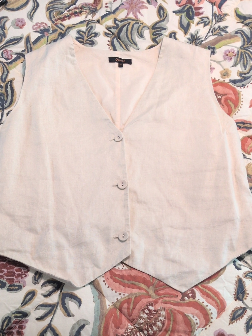 Quince Linen Vest